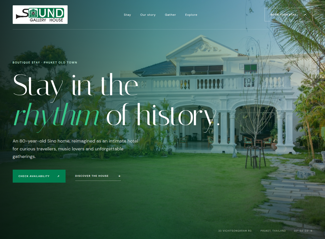 Heritage mansion and garden